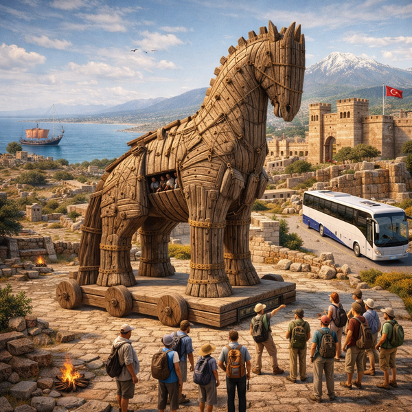 Trojanisches Pferd in Çanakkale